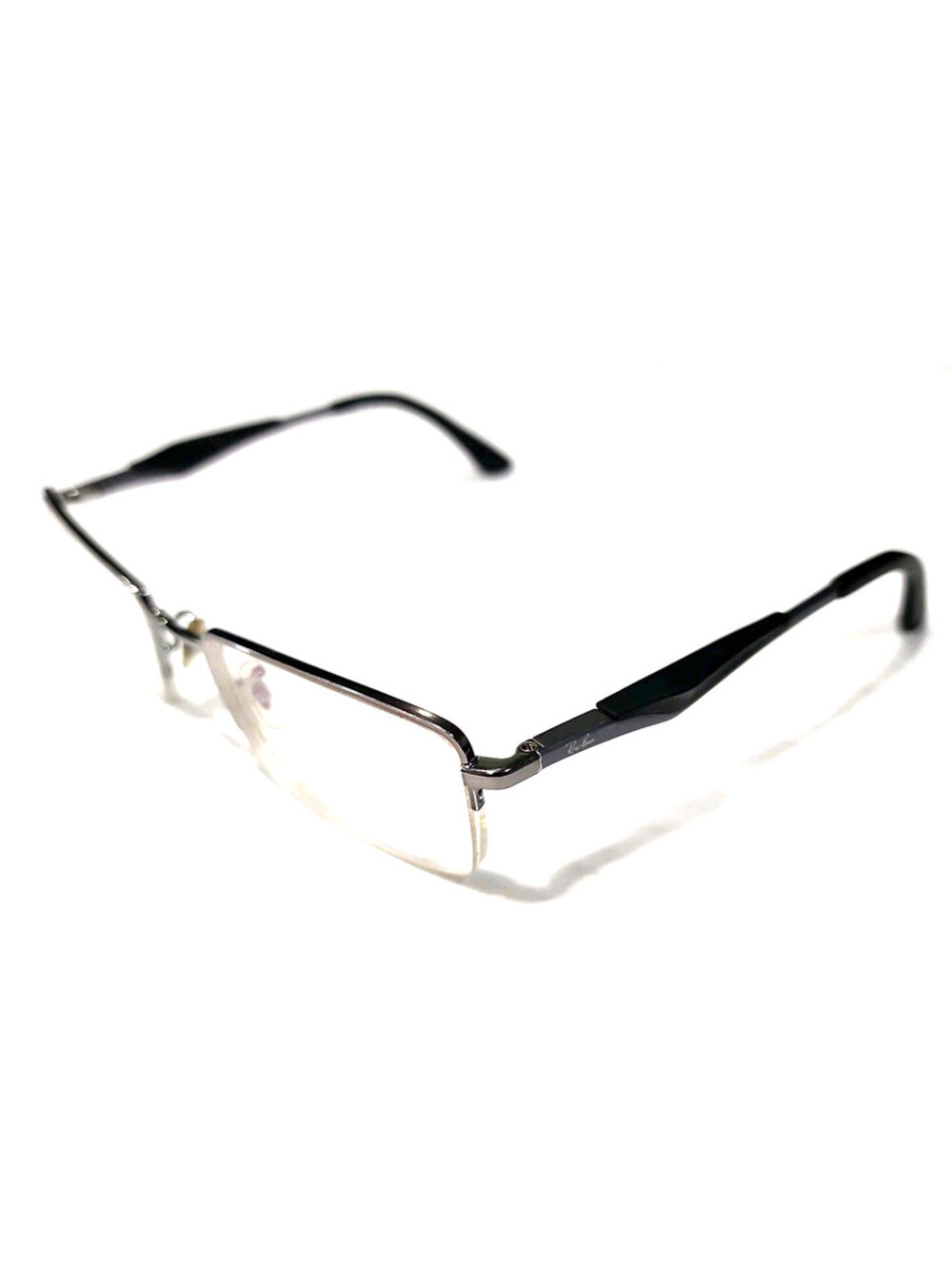 Ray Ban RB6285 Silver Half Rim Eyeglasses Frame 53-18 140 NM